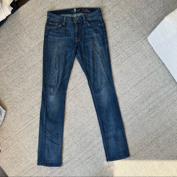 7 for all mankind jeans - kimmie straight leg size 28 - Picture 1 of 8